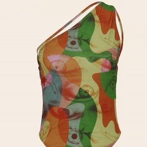 NA-KD One Shoulder Back Strap Body